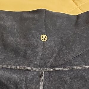 lululemon athletica Burnout Navy Leggings.